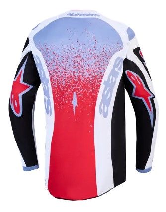 Motocross jersey ALPINESTARS FLUID DRAG BK/WH/BL/RD