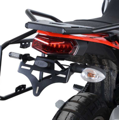 R&G RACING License Plate Holder - Black Yamaha Tenere 700 19-21