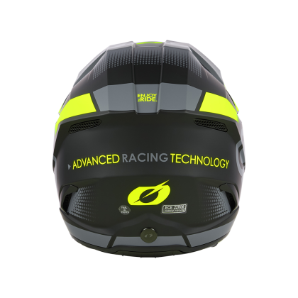 Мотокрос каска O'NEAL 3SERIES VISION BLACK/NEON YELLOW/GRAY V.24