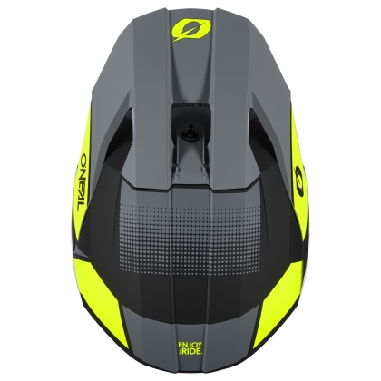Мотокрос каска O'NEAL 3SERIES VISION BLACK/NEON YELLOW/GRAY V.24