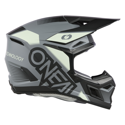 Мотокрос каска O'NEAL 3SERIES VISION BLACK/GRAY V.24
