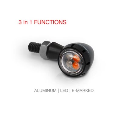 Φλας LED μοτοσικλέτας BARRACUDA S-LED 3 B-LUX ΜΠΛΕ