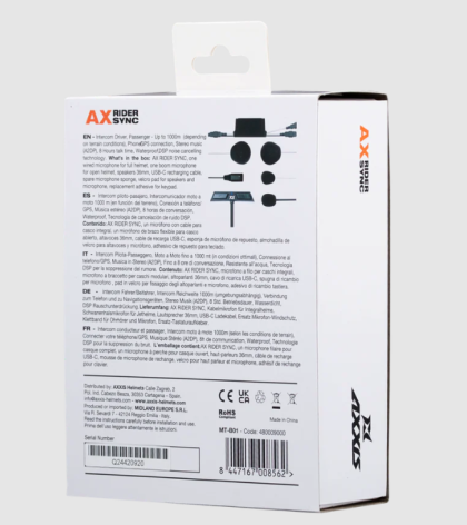 Комуникационна система AXXIS AX-RIDER SYNC 