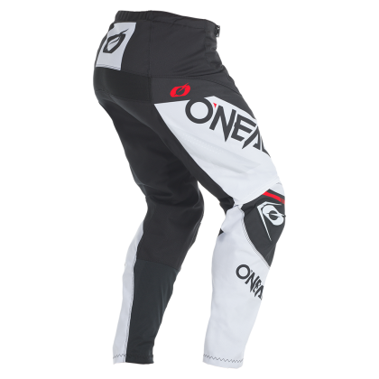 Motocross breeches O'NEAL ELEMENT FACTOR BLACK/WHITE V.27