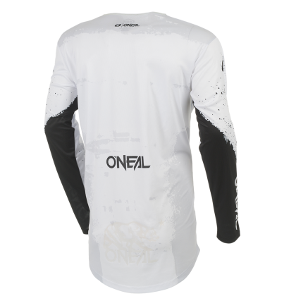 Motocross shirt O'NEAL MAYHEM PAINT WHITE/BLACK V.27
