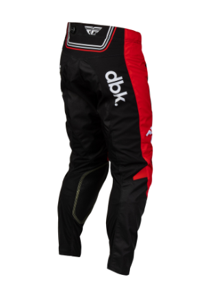 Motocross breeches FLY RACING Kinetic DBK Pants - Black/Red/White