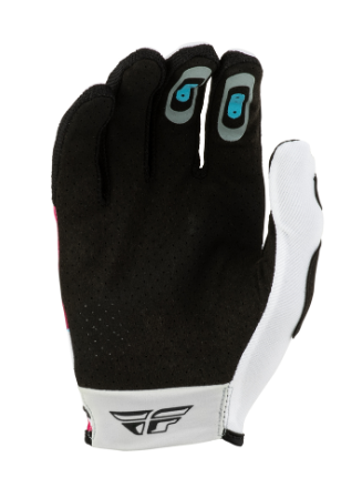 Мотокрос ръкавици FLY RACING Lite White/Pink/Blue
