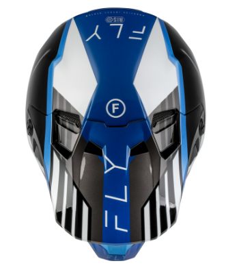 Мотокрос каска FLY RACING Formula CC Strike- Black/Blue/Grey/White