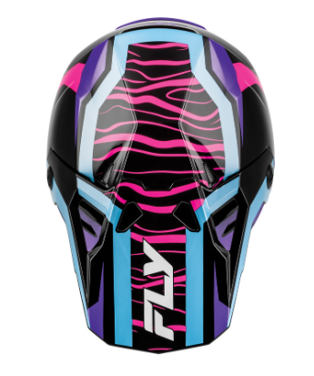 Детска мотокрос каска FLY RACING Formula Charge- Black/Purple/Pink/Blue