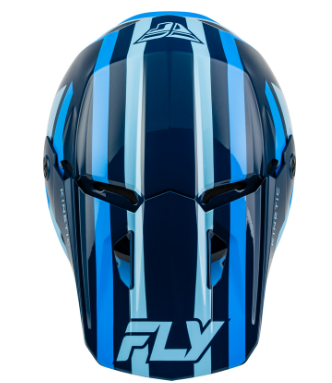 Мотокрос каска FLY RACING Kinetic Sync - Navy/Blue/Light Blue