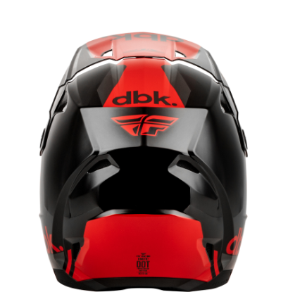 Мотокрос каска FLY RACING Kinetic DBK 27 - Black/Red/Grey