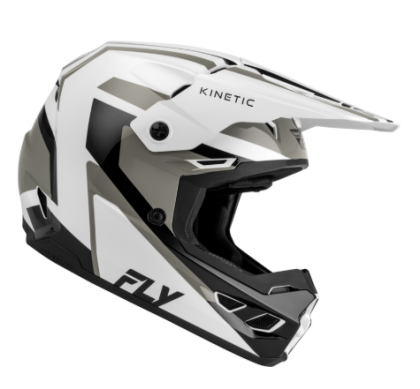 Мотокрос каска FLY RACING Kinetic Sync - White/Black/Grey