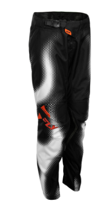Детски мотокрос брич FLY RACING Kinetic Torch - Black/White/Orange