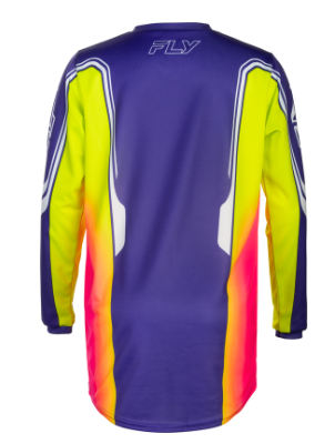 Детска мотокрос блуза FLY RACING F-16 Raze Purple/Red/Yellow