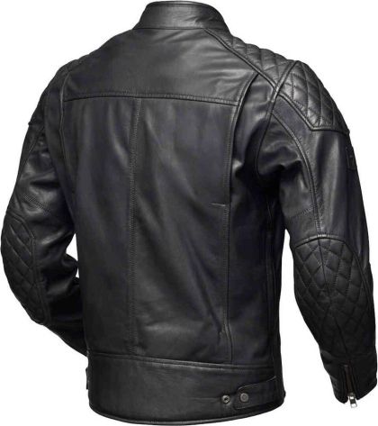 Geacă clasică de motocicletă din piele Modeka Phinix Neagră