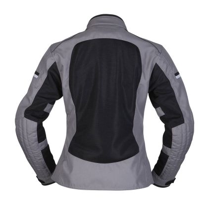 Geacă de motocicletă de vară pentru femei, sport, touring, Modeka Veo Air, neagră/gri