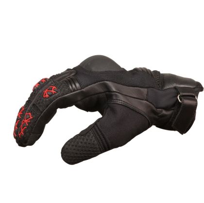 Mănuși moto Modeka Ennos Negru/Roșu