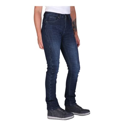 Blugi Moto de damă Modeka Tabera Soft Wash Blue