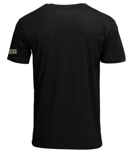 Motorcycle T-shirt THOR TANGENT BLACK