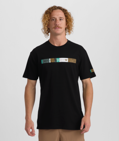 Motorcycle T-shirt THOR TANGENT BLACK