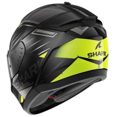 Каска SHARK RIDILL 2 BERSEK BLACK/GREY/YELLOW FLUO