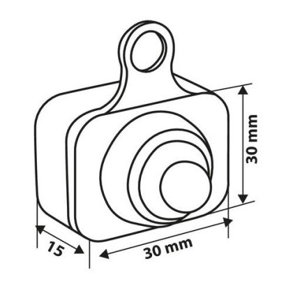 Ключ за светлини LAMPA ON&OFF 90463