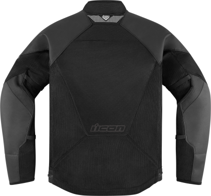 Μπουφάν μοτοσικλέτας ICON MESH AF LEATHER CE BLACK