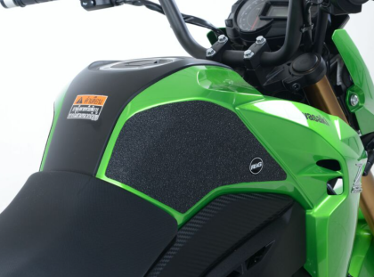 Protecție rezervor R&G RACING Set tampoane de tracțiune rezervor 2 bucăți Negre Kawasaki Z125 16-