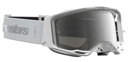 Motocross goggles ALPINESTARS VISION 8 AMBER WHT SILVER MIRROR-SILVER