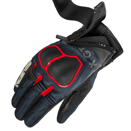 Motorcycle gloves SPIDI X GT BLACK/BLUE