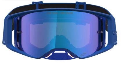 Motocross Goggles ALPINESTARS SUPERTECH VESTA BLITHE BL WH MIRR-BLUE