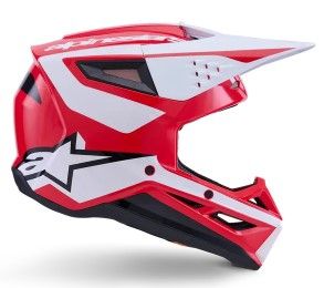 Κράνος μοτοκρός ALPINESTARS SM3 ΘΕΡΜΟΚΡΑΣΙΑ ΚΟΚΚΙΝΟ/ΛΕΥΚΟ/ΜΑΥΡΟ