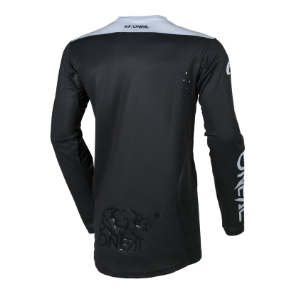 Tricou motocross O'NEAL HARDWEAR ELITE NEGRU/ALB V.26