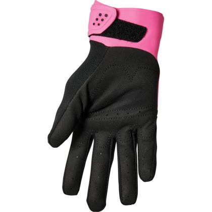 THOR WOMEN'S SPECTRUM FLO PINK/BLACK women's motocross gloves