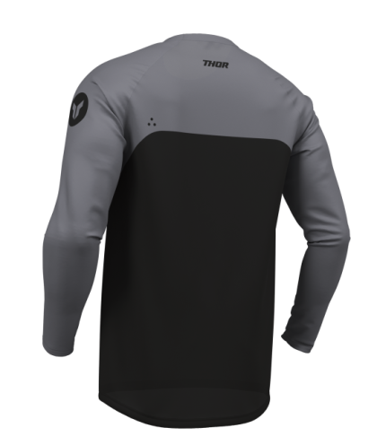 Motocross Jersey THOR RIDEMODE MENACE BLACK