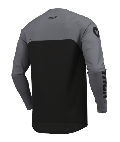 Motocross Jersey THOR RIDEMODE MENACE BLACK