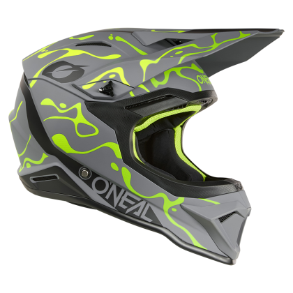 Helmet O'NEAL 1SERIES SPLASH GRAY/NEON YELLOW