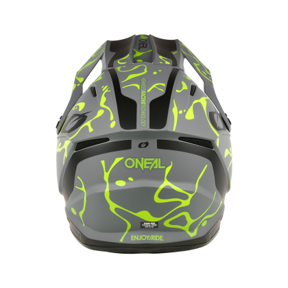 Helmet O'NEAL 1SERIES SPLASH GRAY/NEON YELLOW