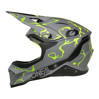 Helmet O'NEAL 1SERIES SPLASH GRAY/NEON YELLOW