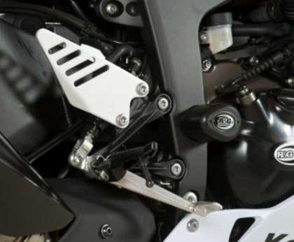 Προστατευτικά πρόσκρουσης R&G RACING Aero Λευκά Kawasaki ZX6R 636 13-25