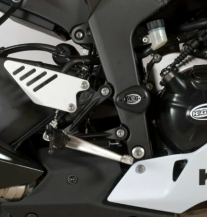 Προστατευτικά πρόσκρουσης R&G RACING Aero Λευκά Kawasaki ZX6R 636 13-25
