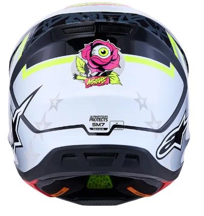 Мотокрос каска ALPINESTARS SM7 BLASTER BLK/GRY/YLW