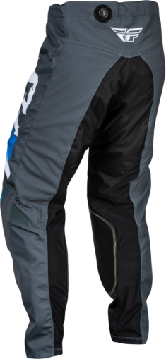 Pantaloni de motocross FLY RACING Kinetic Prix pentru copii - Albastru strălucitor/Carbune/Alb