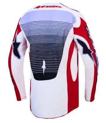 Φανέλα Motocross ALPINESTARS TECHSTAR MAVEN ΚΟΚΚΙΝΟ/ΛΕΥΚΟ/ΜΑΥΡΟ