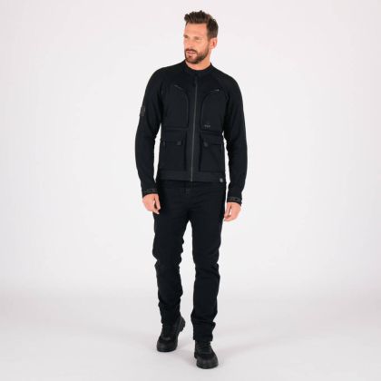 Καλοκαιρινό μπουφάν μοτοσικλέτας KNOX TOR BLACK