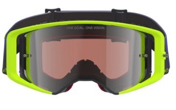 Motocross goggles ALPINESTARS SUPERTECH CORP PURPLE/YL MIRROR-SIL