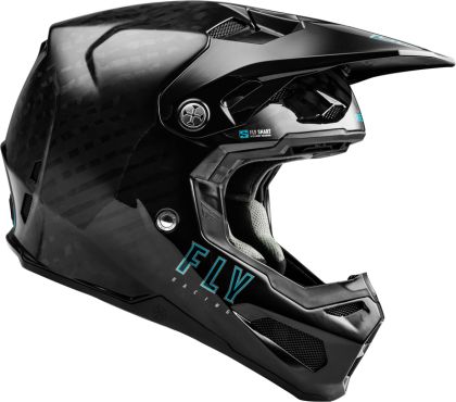 Κράνος Motocross FLY RACING Formula Smart Carbon Solid Κράνος - Μαύρο