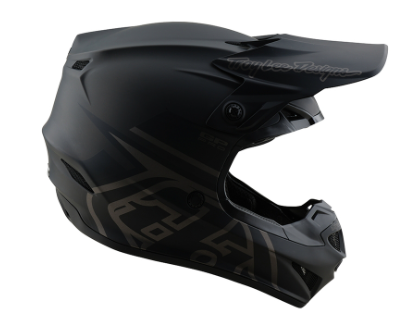 Motocross helmet TROY LEE DESIGNS GP Pro Mono - Black