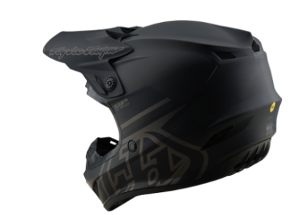 Motocross helmet TROY LEE DESIGNS GP Pro Mono - Black