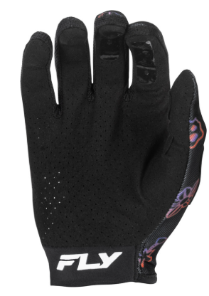 Motocross gloves FLY RACING Lite Outline Special Edition - Black/Red/Purple